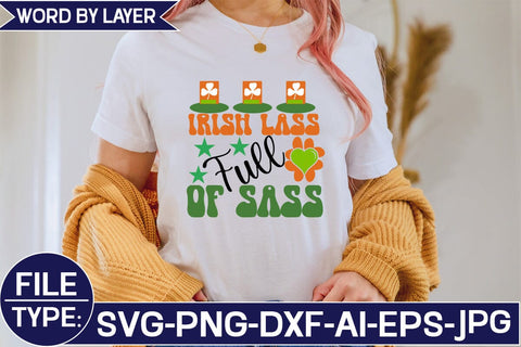 Irish Lass Full of Sass SVG Cut File SVG Studio Innate 