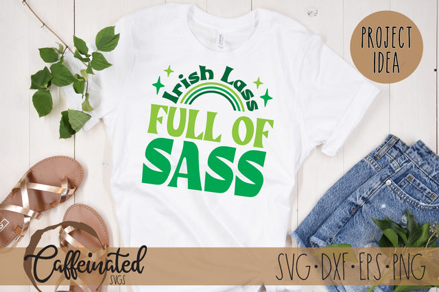 Irish Lass Full Of Sass svg SVG Caffeinated SVGs 