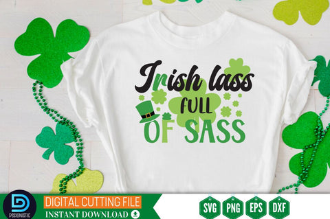 Irish lass full of sass SVG SVG DESIGNISTIC 
