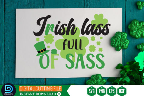 Irish lass full of sass SVG SVG DESIGNISTIC 