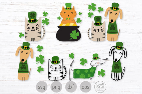 Irish Pets Svg Bundle, St Patrick's Day Pets Svg Bundle SVG Lynda M Metcalf 