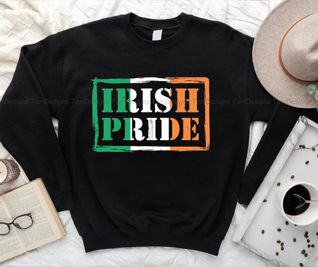 Irish Pride PNG, St. Patrick's Day PNG for Sublimation, Shamrock Sublimation Design Downloads Sublimation ToriDesigns 