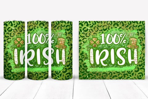 Irish St Patricks Day Tumbler Sublimation I St Patricks Tumbler PNG Sublimation Happy Printables Club 