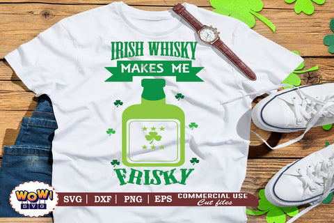 Irish whisky makes me frisky svg, St Patricks day svg, March 17 svg, Irish drink meter svg, Irish svg, Lucky svg, Patricks day cut files, patty day, greenbeer svg, beer svg, Patricks day funny quotes SVG Wowsvgstudio 