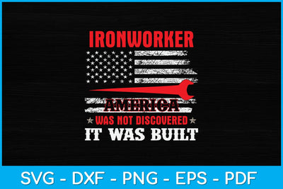 Ironworker - American USA Flag Ironworker Worker Svg Design SVG artprintfile 