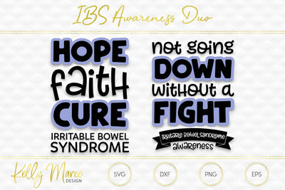 Irritable Bowel Syndrome Cut File Duo Kelly Maree Design 