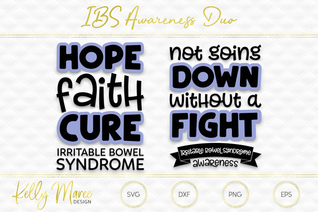 Irritable Bowel Syndrome Cut File Duo Kelly Maree Design 
