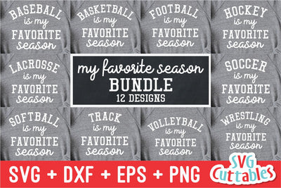Is My Favorite Season Bundle SVG Svg Cuttables