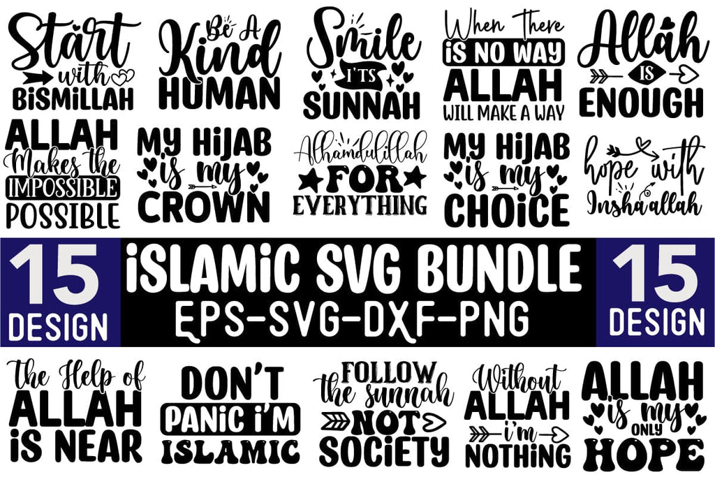 Islamic SVG Design Bundle - So Fontsy