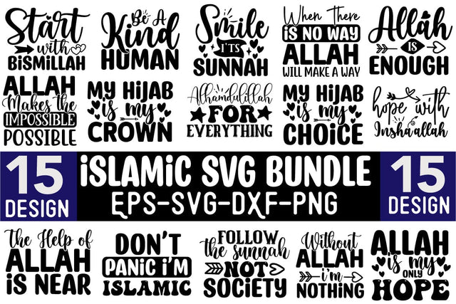 Islamic SVG Design Bundle SVG CraftingStudio 