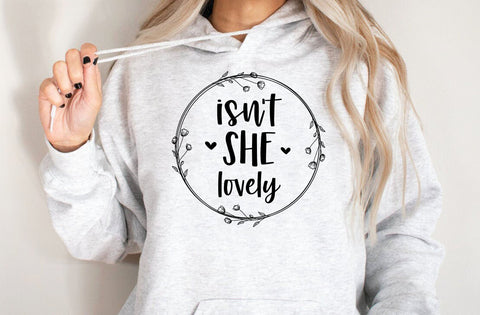 Isn't She Lovely Svg, Doodle Flower Svg, Wildflower Svg, Newborn Svg, Baby Blessing Svg, Girl Onesies Svg Png Eps Dxf File Instant Download SVG MD mominul islam 