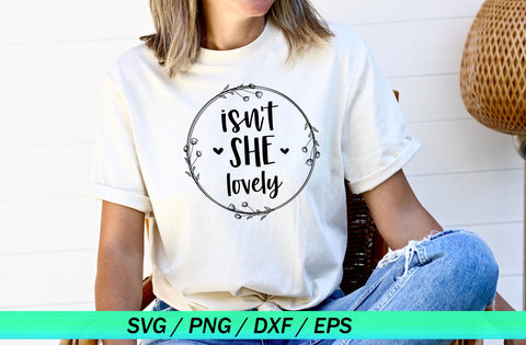 Isn't She Lovely Svg, Doodle Flower Svg, Wildflower Svg, Newborn Svg, Baby Blessing Svg, Girl Onesies Svg Png Eps Dxf File Instant Download SVG MD mominul islam 