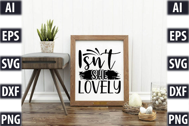 Isn't she lovely SVG SVGista 