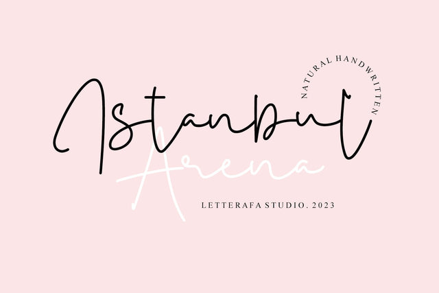 Istanbul Arena Font Afandi Studio 