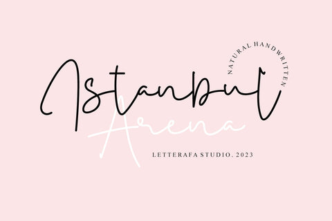 Istanbul Arena Font Afandi Studio 