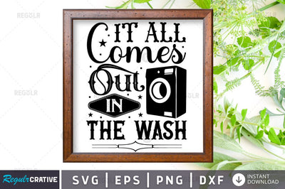 It all comes out SVG SVG Regulrcrative 