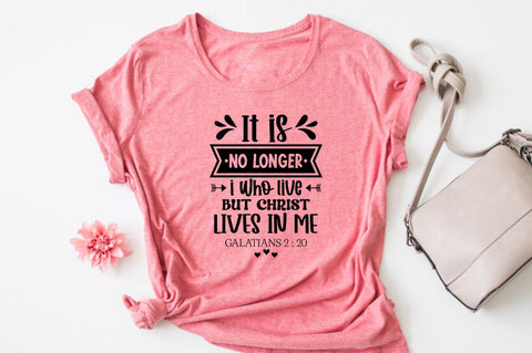 It is no longer i who live but christ lives in me galatians 2 : 20 SVG SVG DESIGNISTIC 