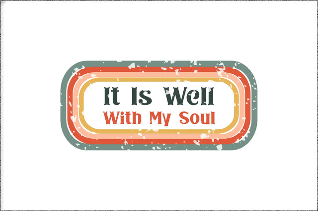 It Is Well With My Soul Christian Sublimation Sublimation Jagonath Roy 