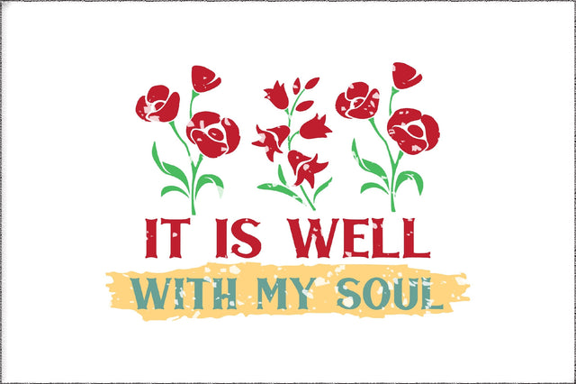 It Is Well With My Soul Christian Sublimation Sublimation Jagonath Roy 