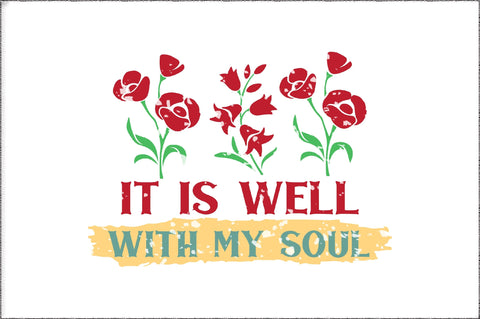 It Is Well With My Soul Christian Sublimation Sublimation Jagonath Roy 