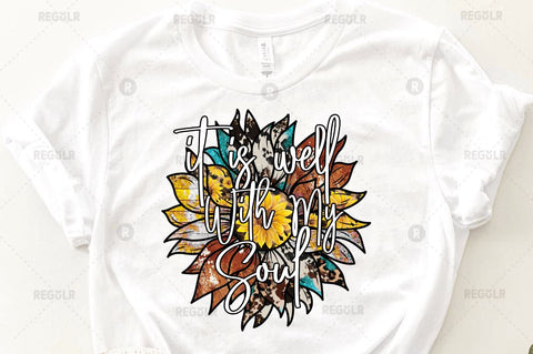 it is well with my soul Sublimation Design Sublimation Regulrcrative 
