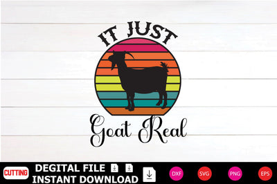 It Just Goat Real SVG Shahin alam 