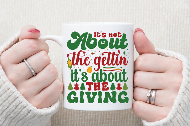 It s not about the gettin, it s about the giving-01 SVG designartist 