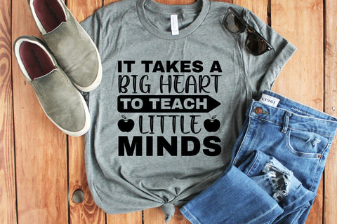 It Takes a Big Heart SVG, Teacher SVG SVG CraftLabSVG 