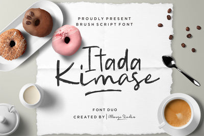 Itadakimase - Duo Style Font Allouse.Studio 