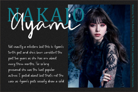 Itadakimase - Duo Style Font Allouse.Studio 