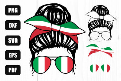 Italy Flag Svg, Italian Mom Life Svg, Italian Mom Svg SVG Litke Designs 
