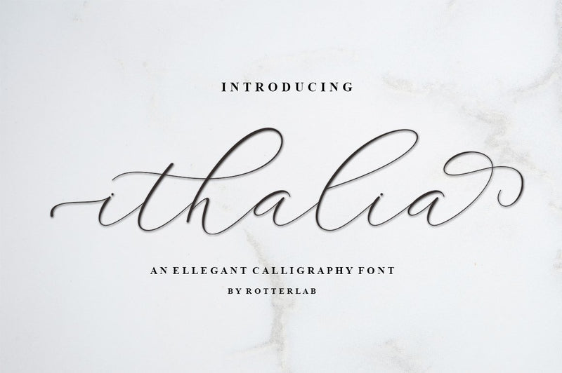 Ithalia Script - So Fontsy