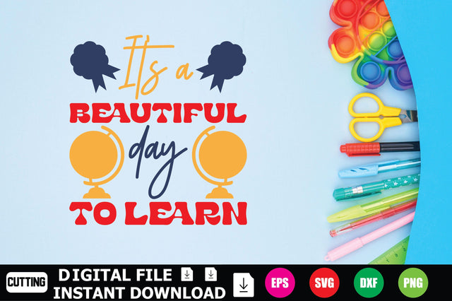 It's A Beautiful Day To Learn SVG Shahin alam 