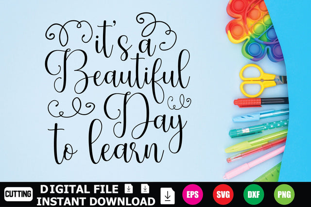 It’s A Beautiful Day To Learn SVG Shahin alam 