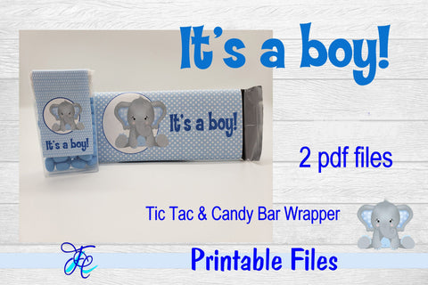 It's A Boy Bundle - Elephant 3D Paper Family Creations 