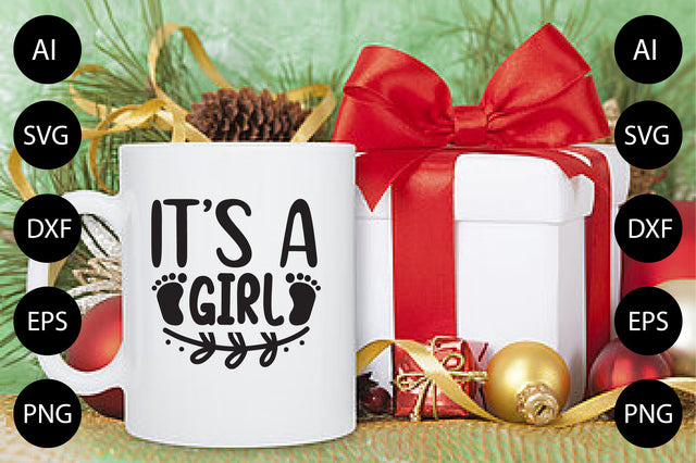 It's A Girl SVG CraftlabSvg29 
