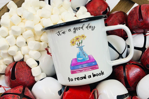 It's a good day to read a book PNG Sublimation Design Sublimation Natasha Prando 