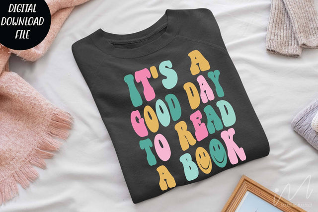 It's a good day to read a book svg, Funny Teacher Shirt svg, cut files, Back To School Shirt,Gift for Teacher,Retro Teacher Shirt SVG Isabella Machell 