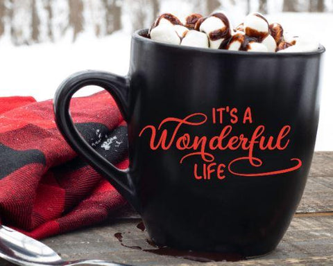 It's a Wonderful Life SVG - Christmas SVG - Christmas Quote SVG SVG She Shed Craft Store 
