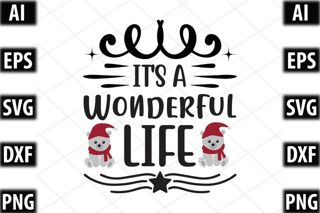 It's a wonderful life SVG SVGista 