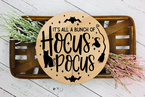 It's All a Bunch of Hocus Pocus | Halloween Sign SVG SVG CraftLabSVG 