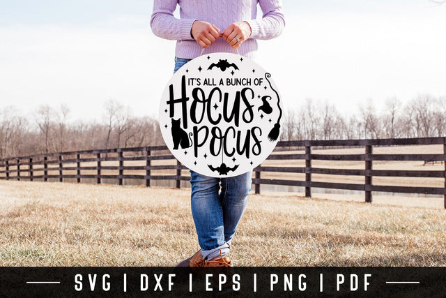 It's All a Bunch of Hocus Pocus | Halloween Sign SVG SVG CraftLabSVG 
