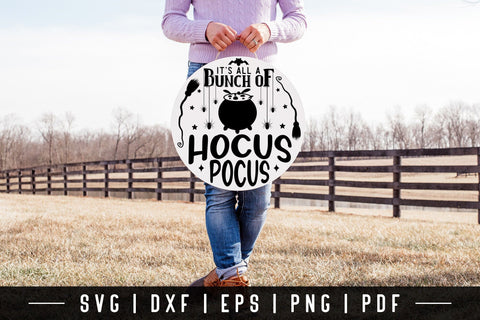 It's All a Bunch of Hocus Pocus SVG | Halloween Sign SVG SVG CraftLabSVG 