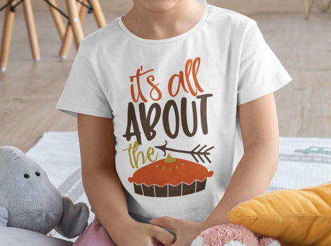 It's All About the Pie Kitchen Towel Design SVG So Fontsy Design Shop 