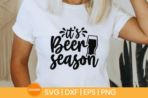 It's beer season, alcohol svg quote SVG Maumo Designs 