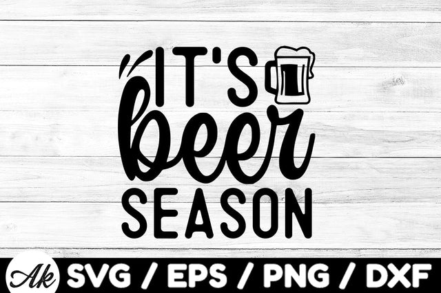 It's beer season svg SVG akazaddesign 