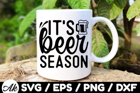 It's beer season svg SVG akazaddesign 