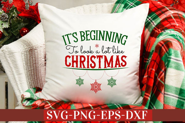 It's beginning to look a lot like christmas SVG SVG DESIGNISTIC 