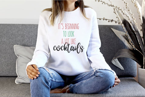 It's Beginning To Look A Lot Like Cocktails SVG Dots N Cuts 