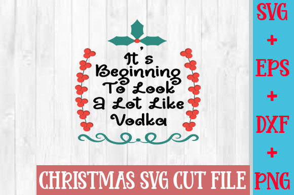 It's beginning to look a lot like vodka SVG SVG Studio 